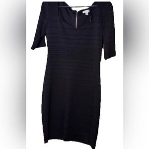 Bisou Bisou Black Asymmetrical Dress